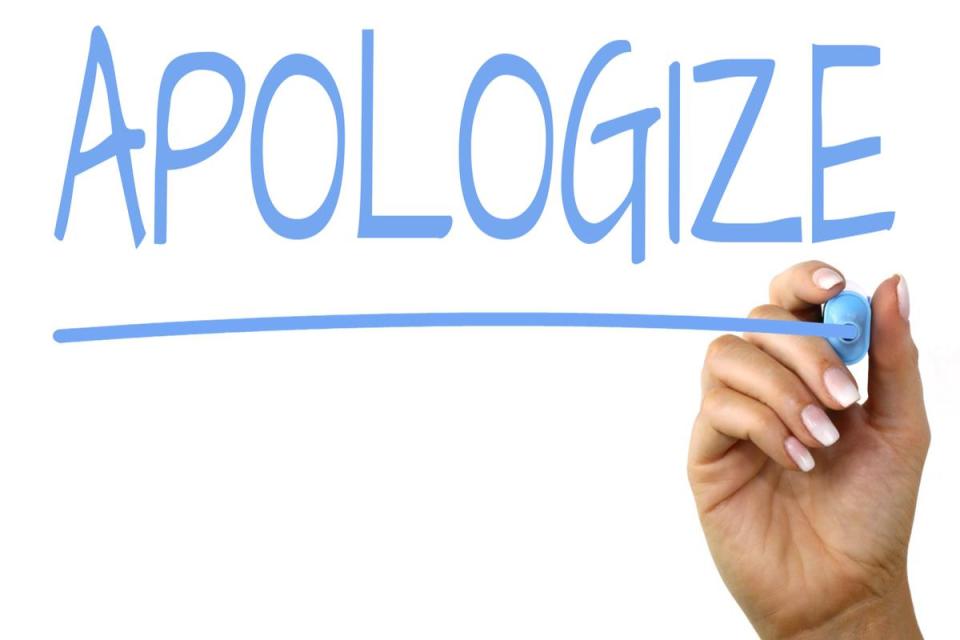 Cấu trúc Apologize
