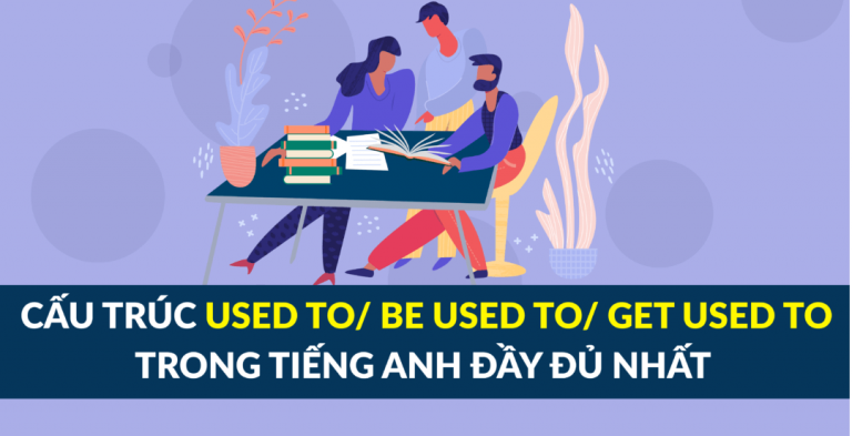 Cách dùng used to/ be used to/ get used to