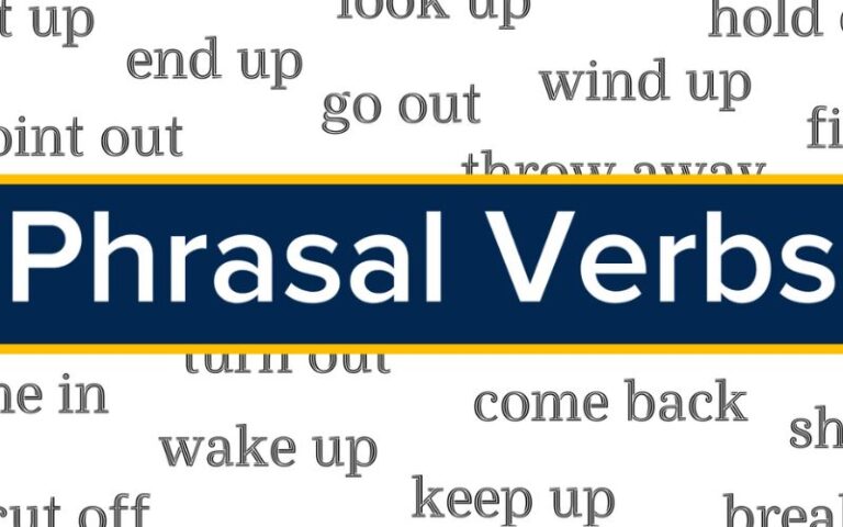 Phrasal verbs